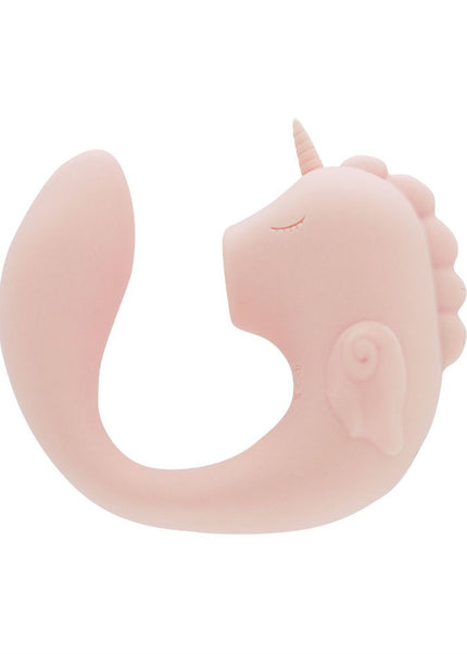 Unihorn - C Horse - Coral Throb - Coral USB Rechargeable Dual Unicorn Vibrator