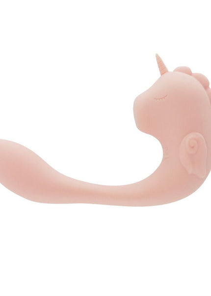 Unihorn - C Horse - Coral Throb - Coral USB Rechargeable Dual Unicorn Vibrator
