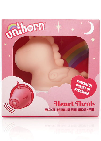 Unihorn - Heart Throb - Coral USB Rechargeable Flicking Stimulator