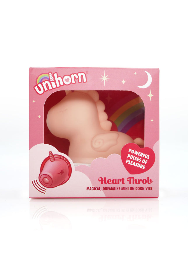 Unihorn - Heart Throb - Coral USB Rechargeable Flicking Stimulator