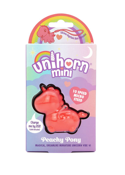 Unihorn Mini - Peachy Pony - Peach USB Rechargeable Stimulator