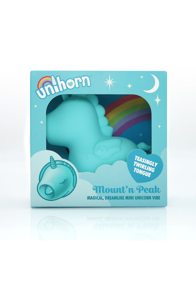 Unihorn - Mount'n Peak - Teal USB Rechargeable Flicking Stimulator