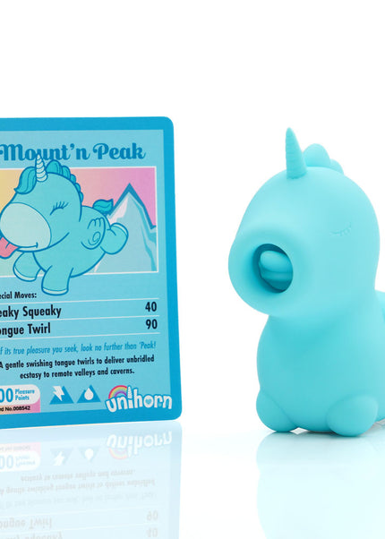 Unihorn - Mount'n Peak - Teal USB Rechargeable Flicking Stimulator