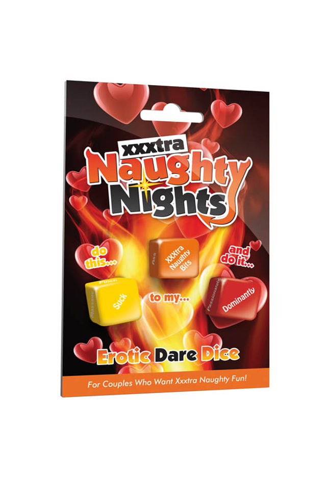 Naughty Nights Erotic Dare Dice - Lovers Dice Game