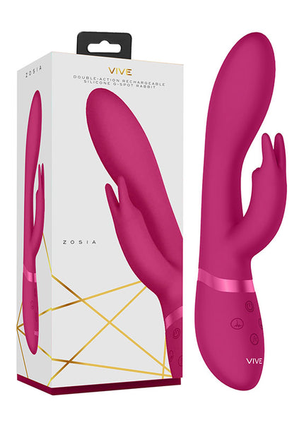 Vive Zosia - Pink 21.3 cm USB Rechargeable Rabbit Vibrator