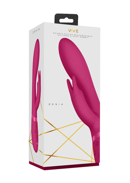 Vive Zosia - Pink 21.3 cm USB Rechargeable Rabbit Vibrator