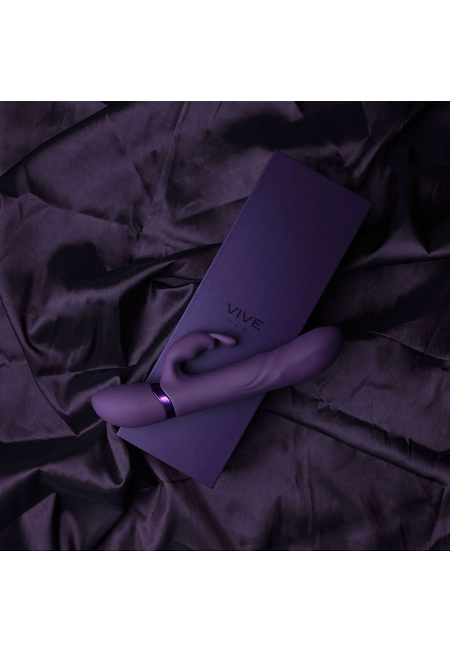 VIVE Nari - Purple - Purple 24.1 cm USB Rechargeable Rabbit Vibrator