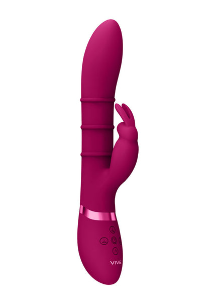 VIVE Sora - Pink - Pink 24.2 cm USB Rechargeable Rabbit Vibrator