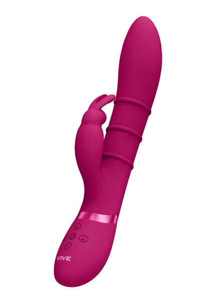 VIVE Sora - Pink - Pink 24.2 cm USB Rechargeable Rabbit Vibrator