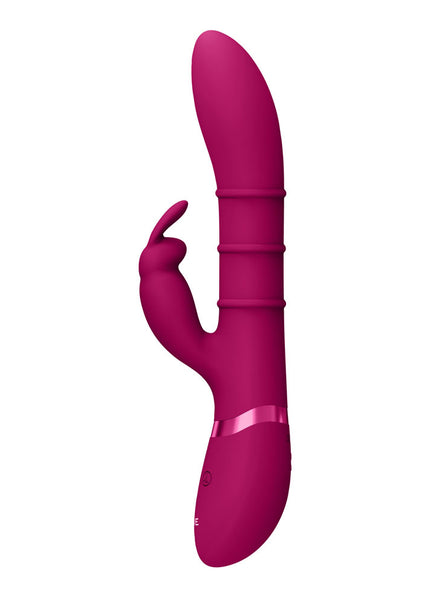 VIVE Sora - Pink - Pink 24.2 cm USB Rechargeable Rabbit Vibrator