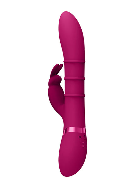 VIVE Sora - Pink - Pink 24.2 cm USB Rechargeable Rabbit Vibrator