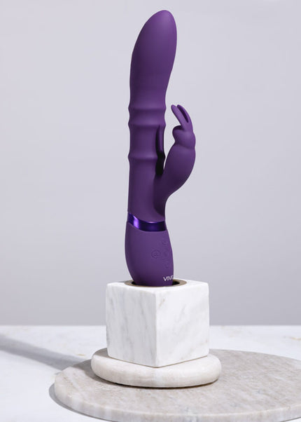 VIVE Sora - Purple - Purple 24.2 cm USB Rechargeable Rabbit Vibrator