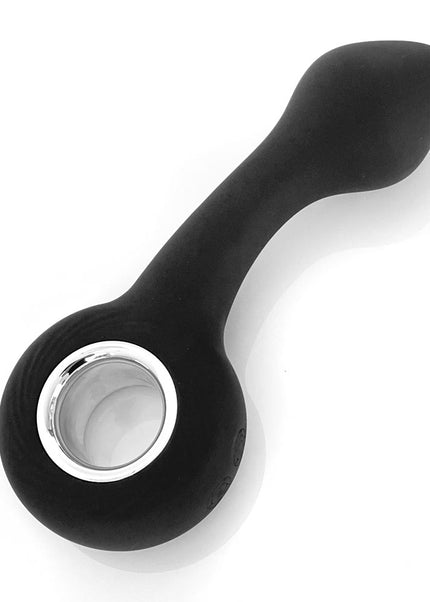 VERS Rechargeable Silicone G Spot Vibe - Black 13.8 cm USB Rechargeable Vibrator