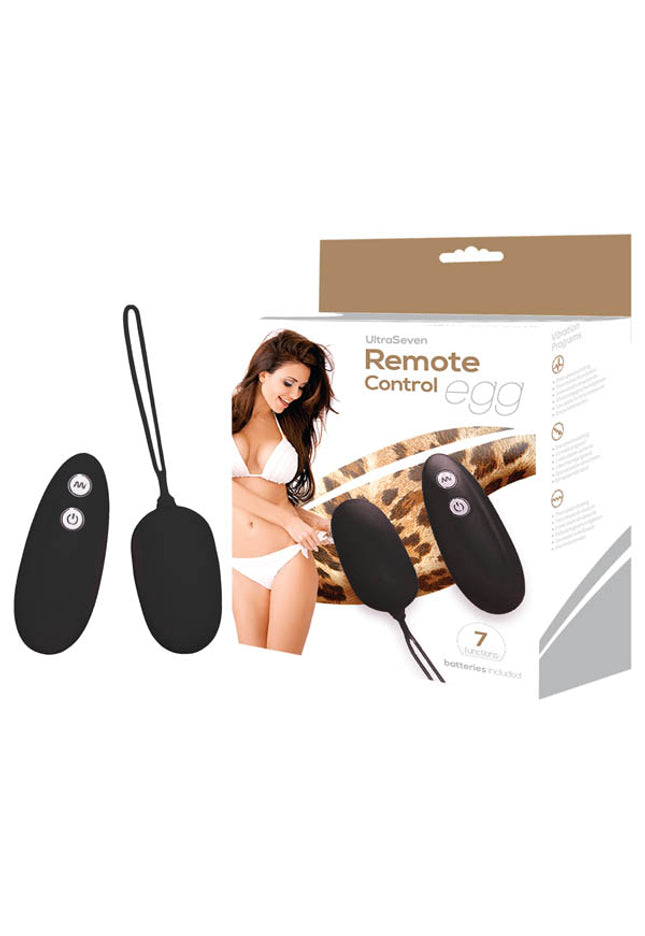 UltraSeven Remote Control Egg - Black Wireless Egg with Remote