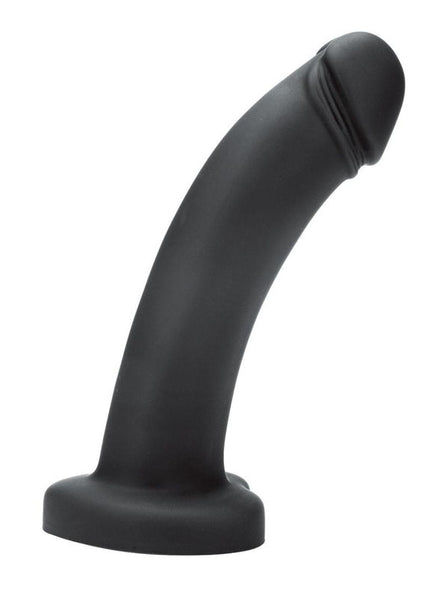 WhipSmart Heartbreaker 7'' Heart Base Dildo - Black 17.8 cm Dong with Heart Shaped Base