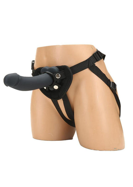 WhipSmart Heartbreaker 7'' Heart Base Dildo - Black 17.8 cm Dong with Heart Shaped Base