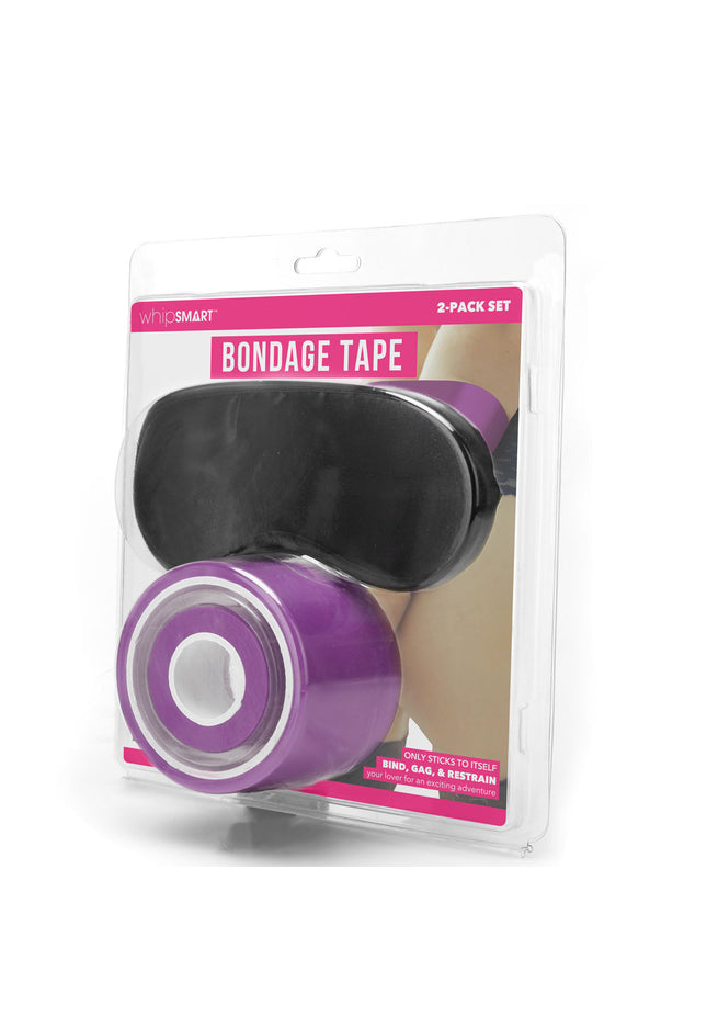 WhipSmart Bondage Tape - Purple 30 Metre - With Bonus Eye Mask