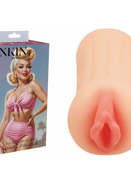 XKIN PinUp Girls - Molly Blowtide - Flesh 12 cm Vagina Stroker