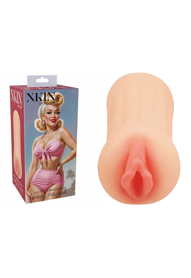 XKIN PinUp Girls - Molly Blowtide - Flesh 12 cm Vagina Stroker