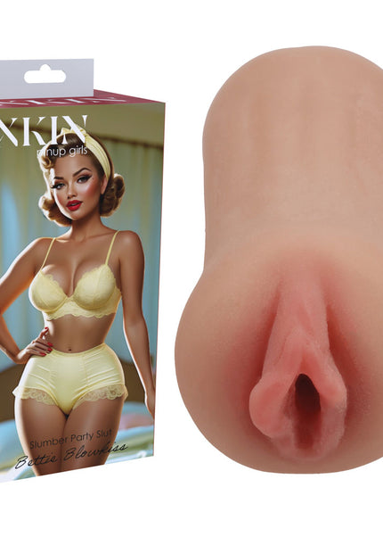 XKIN PinUp Girls - Bettie Blowkiss - Tan 12 cm Vagina Stroker