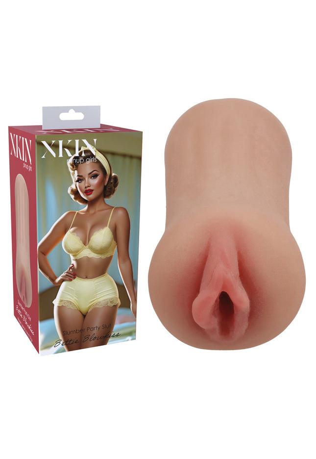 XKIN PinUp Girls - Bettie Blowkiss - Tan 12 cm Vagina Stroker