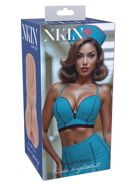 XKIN PinUp Girls - Trixie Nightshift - Tan 12 cm Vagina Stroker