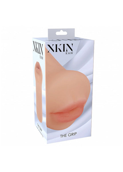 XKIN Raw - The Grip - Flesh 12 cm Mouth Stroker