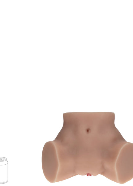XKIN Bodyforms - Valentina Vellure - Tan Doggy-Style Torso Masturbator