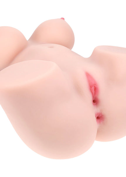 XKIN Bodyforms - Aveline Luxe - Flesh Lifelike Mini Torso Masturbator