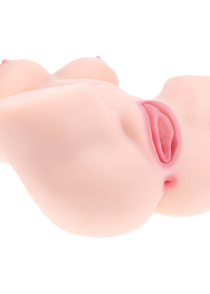 XKIN Bodyforms - Ava Monroe - Flesh Lifelike Torso Masturbator with Interchargeable Vagina Sleeves