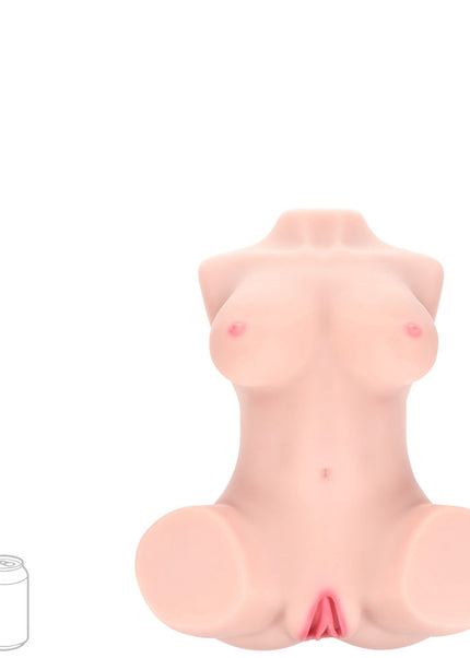 XKIN Bodyforms - Ava Monroe - Flesh Lifelike Torso Masturbator with Interchargeable Vagina Sleeves