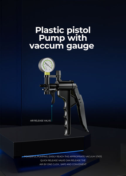 LuvPump ProXtra Professional Gauge Power Pump - Clear Penis Pump with Pressure Gauge