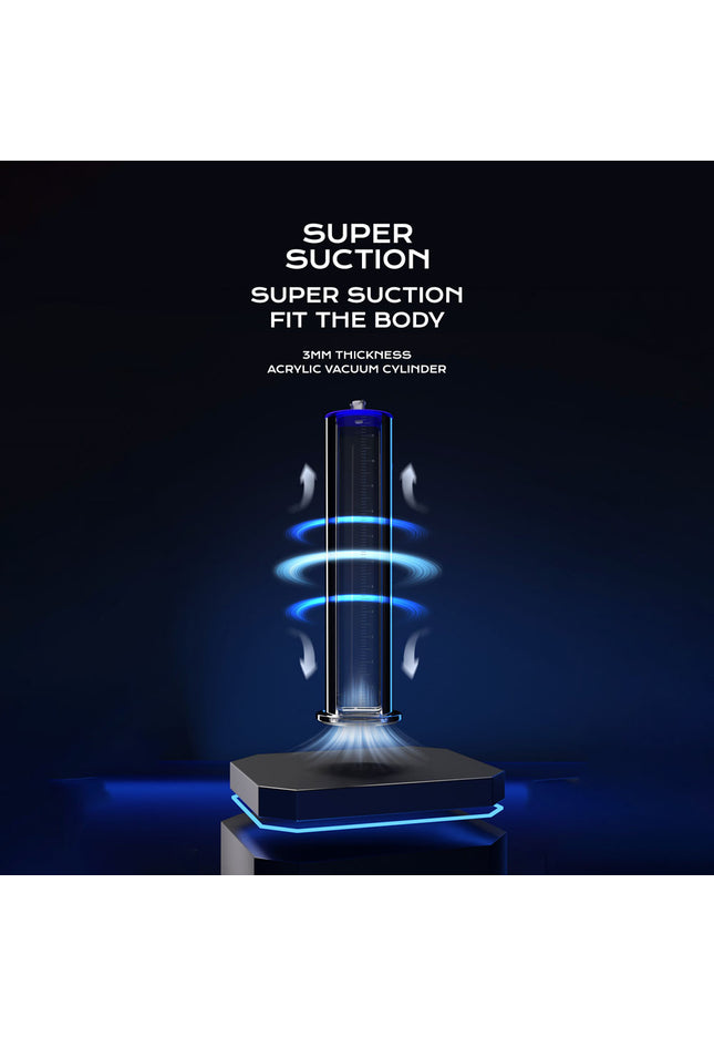 LuvPump ClassiMax XL Professional Power Pump - Clear Extra Large Penis Pump