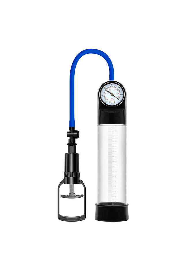 LuvPump ClassiXtra Advanced Power Pump - Clear Penis Pump with Pressure Gauge