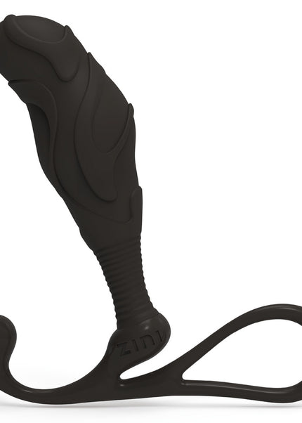 Zini Janus Anti Shock - Large - Black Large Prostate Massager