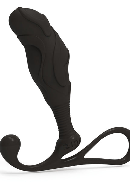 Zini Janus Anti Shock - Large - Black Large Prostate Massager
