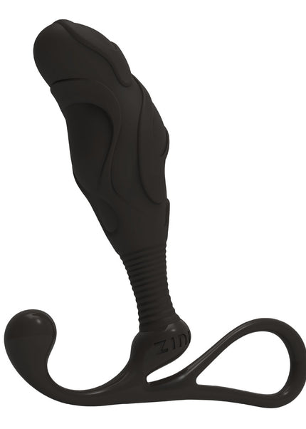 Zini Janus Anti Shock - Large - Black Large Prostate Massager
