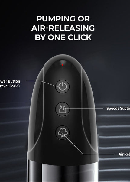 LuvPump Automatic Penis Pump - Clear USB Rechargeable Automatic Penis Pump