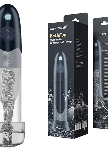 LuvPump BathFun - USB Rechargeable Waterproof Automatic Penis Pump