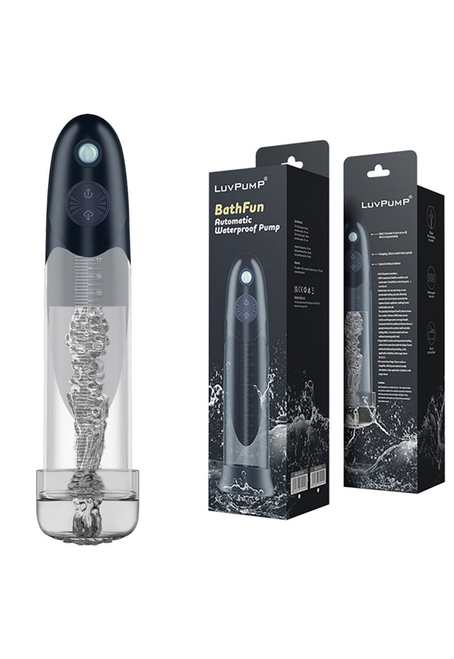 LuvPump BathFun - USB Rechargeable Waterproof Automatic Penis Pump