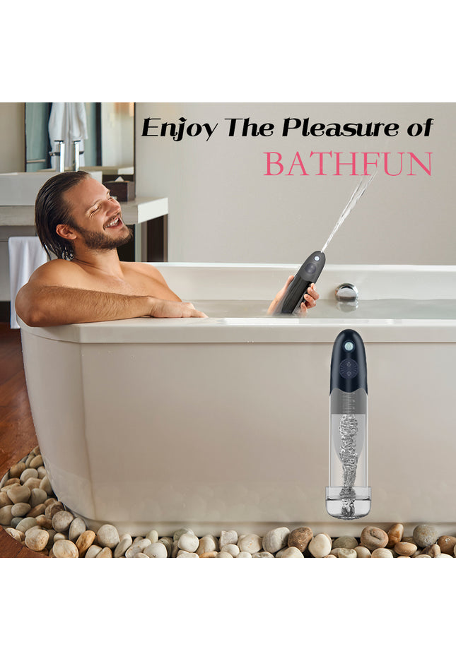 LuvPump BathFun - USB Rechargeable Waterproof Automatic Penis Pump