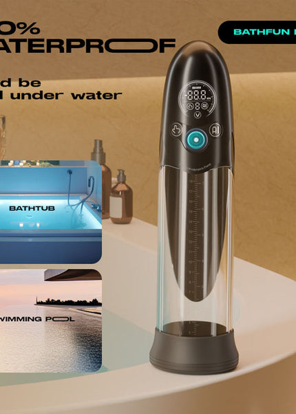 LuvPump Bathfun Pro - USB Rechargeable Waterproof Smart Automatic Penis Pump