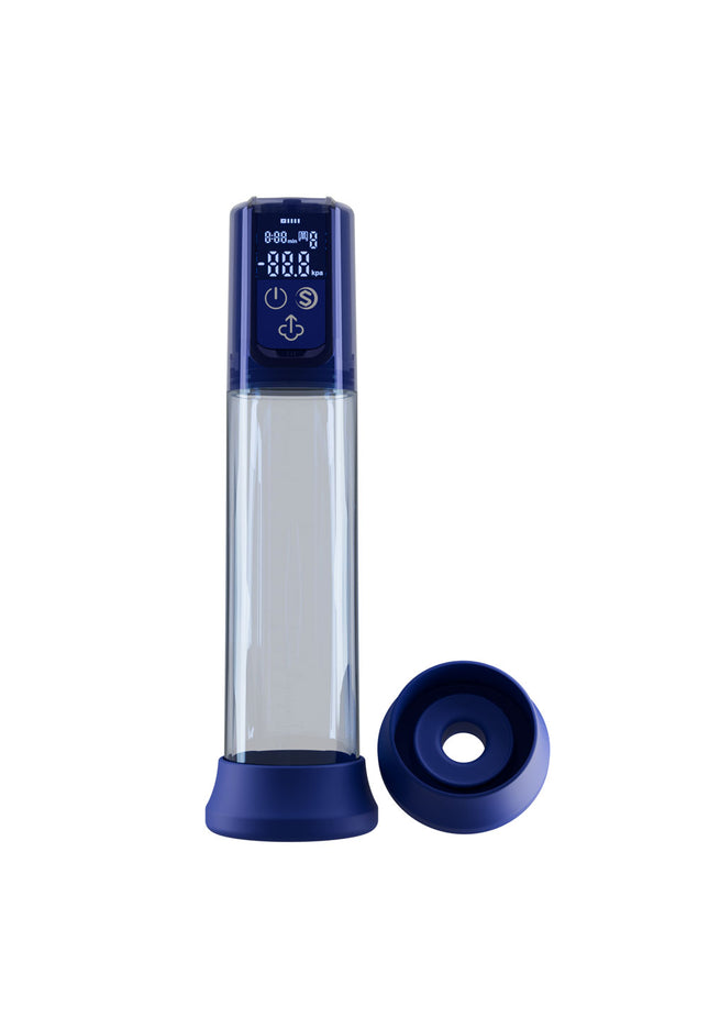 LuvPump Bathfun Smart Aqua Penis Pump - Blue USB-C Rechargeable Waterproof Automatic Penis Pump