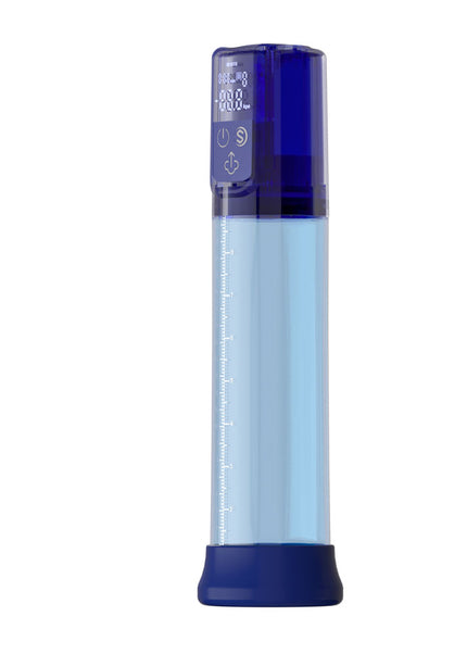 LuvPump Bathfun Smart Aqua Penis Pump - Blue USB-C Rechargeable Waterproof Automatic Penis Pump