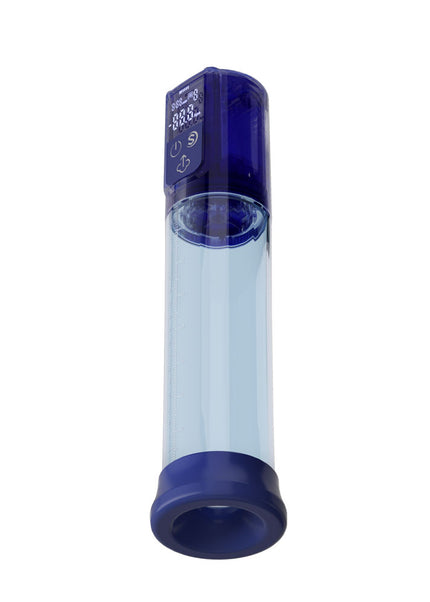 LuvPump Bathfun Smart Aqua Penis Pump - Blue USB-C Rechargeable Waterproof Automatic Penis Pump