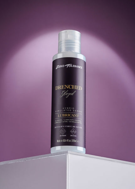 Zero Tolerance DRENCHED GLAZED - Hybrid Cum Lubricant - 120 ml Bottle