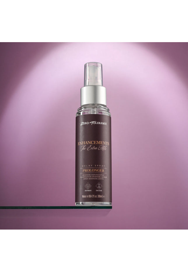 Zero Tolerance Enhancements - The Extra Mile - Delay Spray for Men - 60 ml Spray