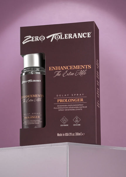 Zero Tolerance Enhancements - The Extra Mile - Delay Spray for Men - 60 ml Spray