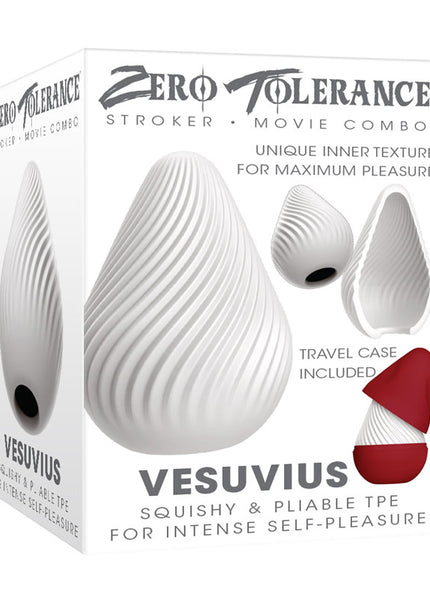 Zero Tolerance VESUVIUS - White Mini Stroker Egg