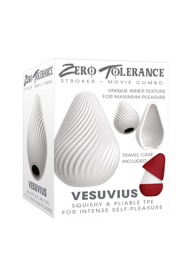 Zero Tolerance VESUVIUS - White Mini Stroker Egg